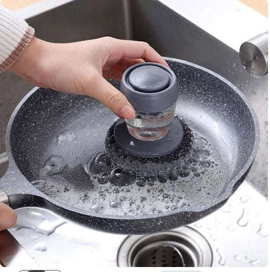 2 In 1 Liquid Soap Dispensing Brush BUY 1 GET 1