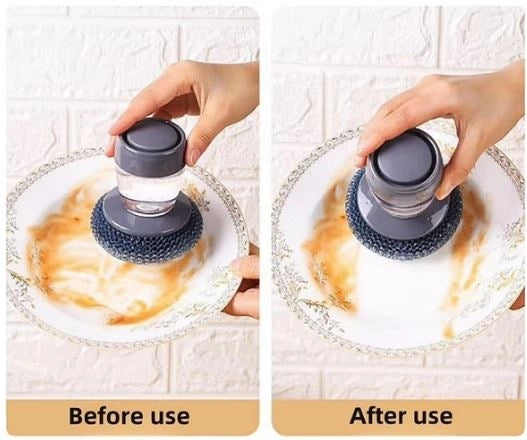 2 In 1 Liquid Soap Dispensing Brush BUY 1 GET 1